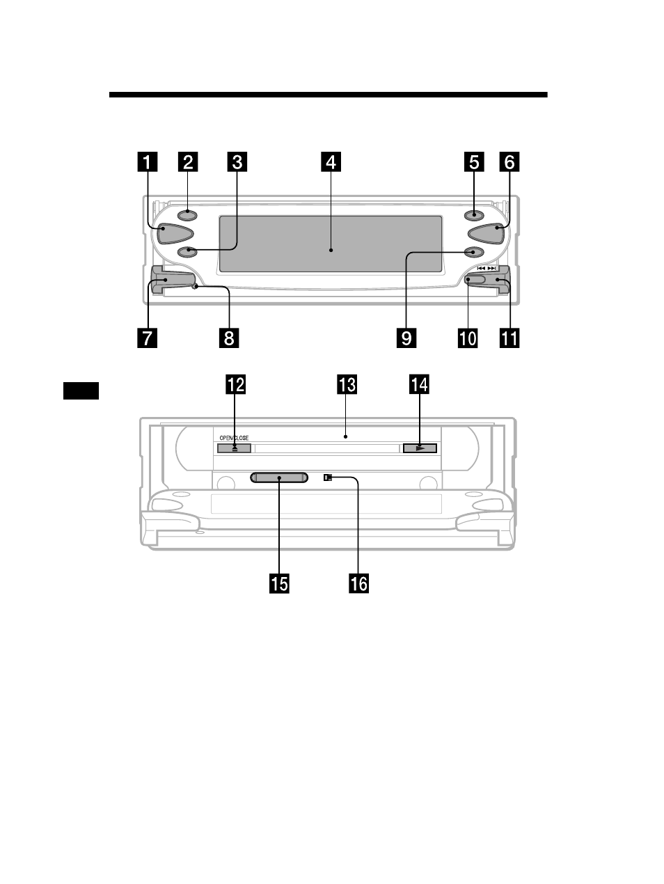 Emplacement des commandes | Sony MEX-5DI User Manual | Page 60 / 170