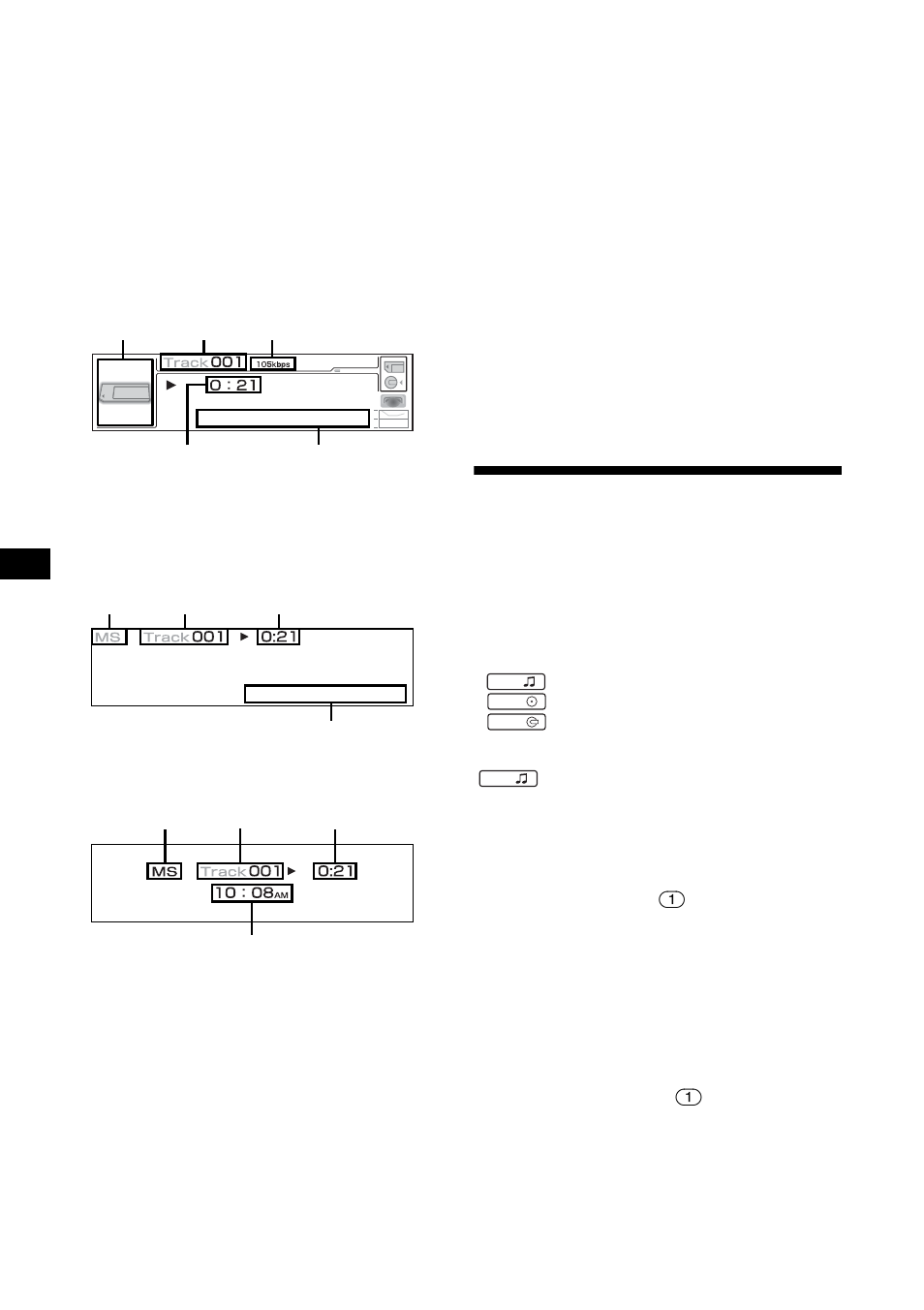 Lecture de plages en boucle, Lecture répétée | Sony MEX-5DI User Manual | Page 78 / 170