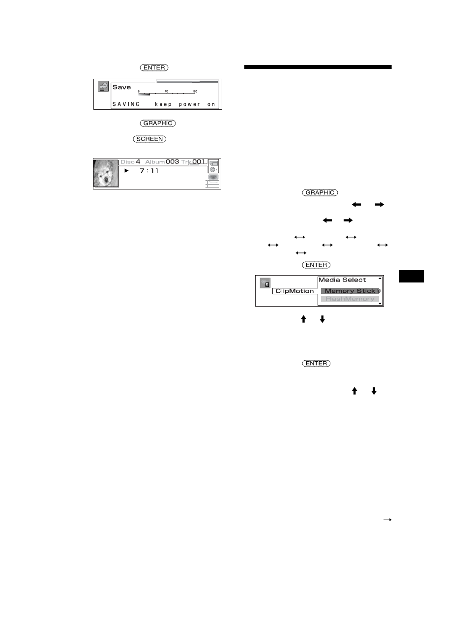 Définition d’un clip animé, Clipmotion (mode standard), Clipmotion | Sony MEX-5DI User Manual | Page 91 / 170
