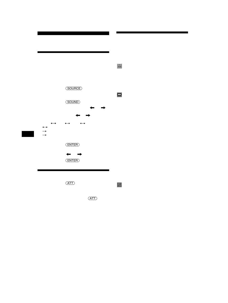 Autres fonctions, Réglage des caractéristiques du son, Atténuation rapide du son | Modification des réglages du son et de l’affichage, Menu, L’affichage — menu | Sony MEX-5DI User Manual | Page 96 / 170