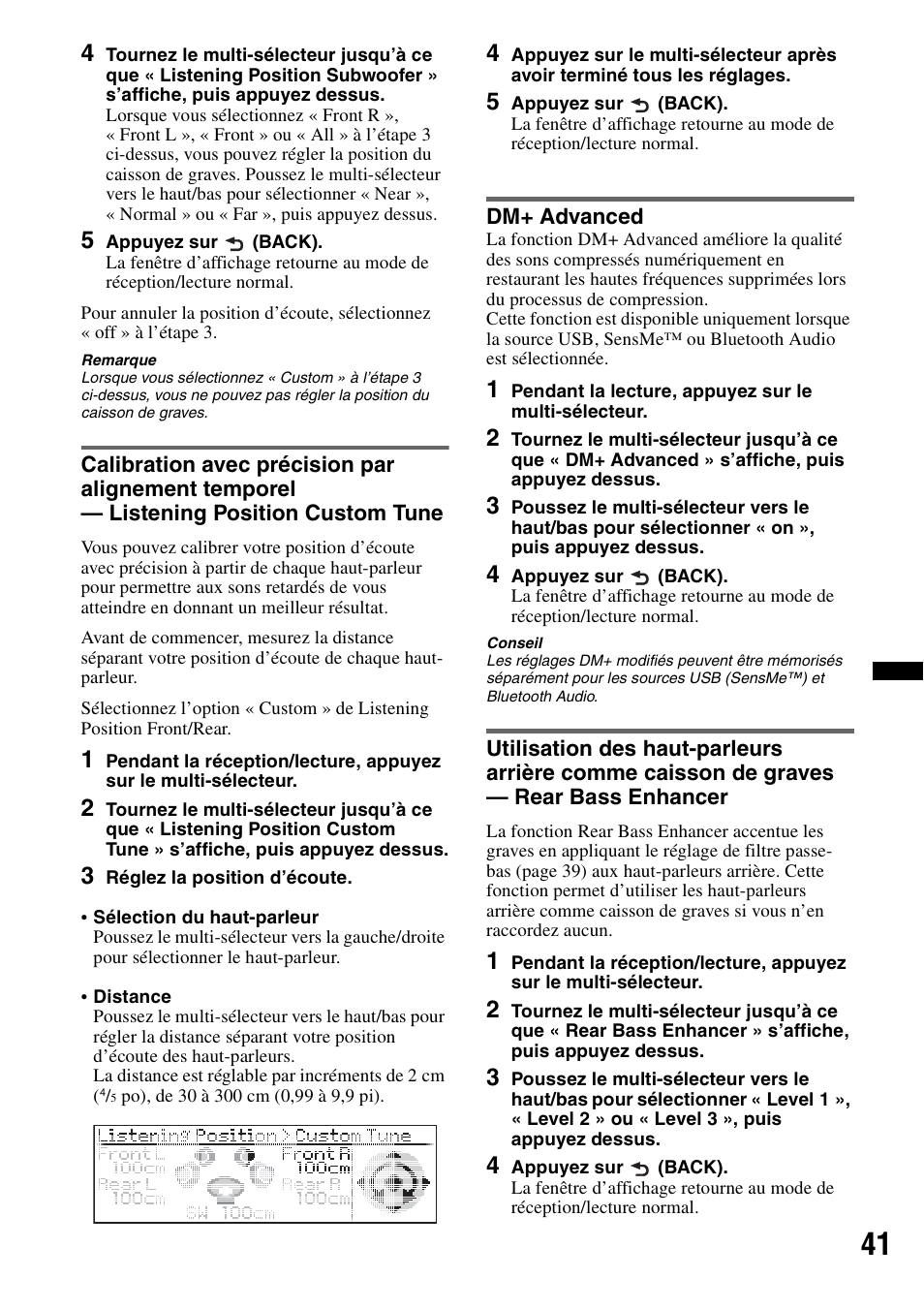 Dm+ advanced | Sony DSX-S300BTX User Manual | Page 89 / 152