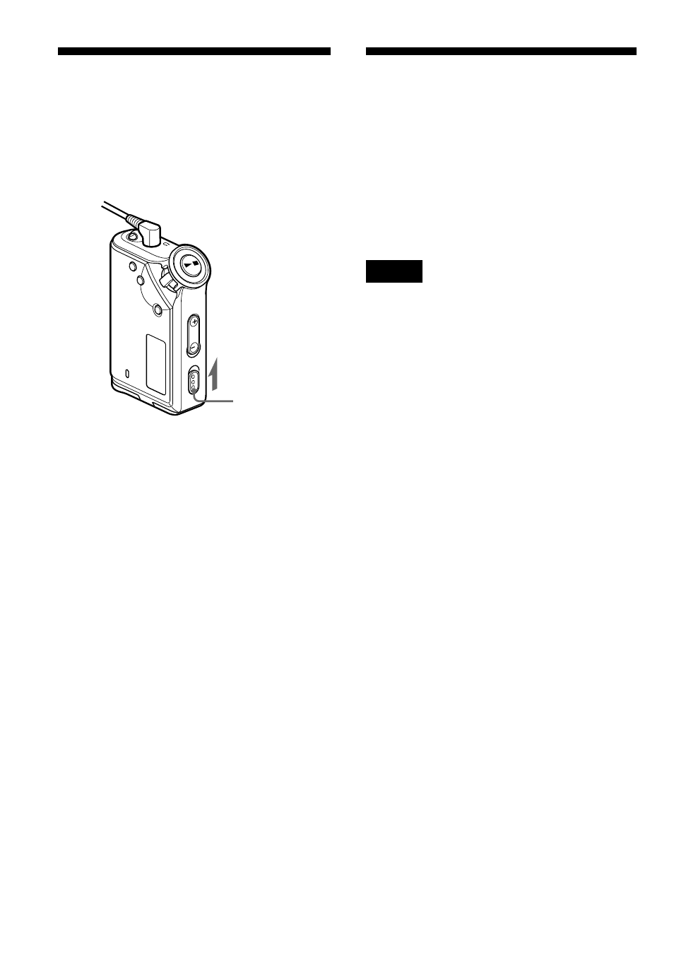 Locking the controls (hold), Storing non-audio data | Sony NW-E75 User Manual | Page 24 / 48