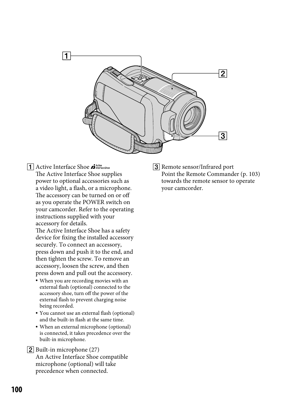 Sony DCR-SR220 User Manual | Page 100 / 111