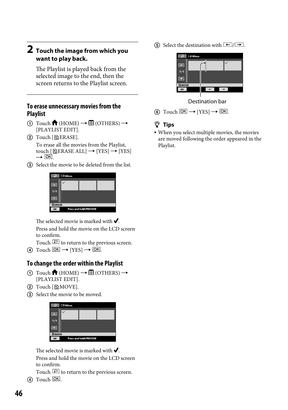 Sony DCR-SR220 User Manual | Page 46 / 111