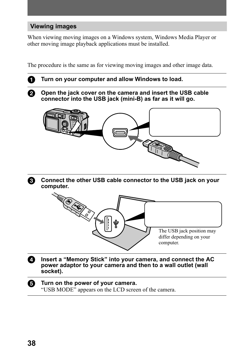 Sony DSC-P5 User Manual | Page 38 / 100