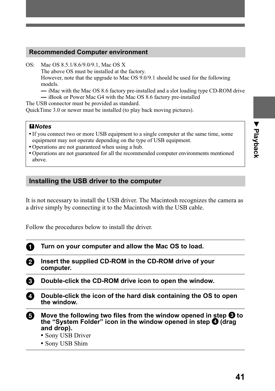 Viewing images on macintosh, 9lhzlqj lpdjhv rq 0dflqwrvk, 9lhzlqj lpdjhv rq 0dflqwrvk sdjh | Sony DSC-P5 User Manual | Page 41 / 100