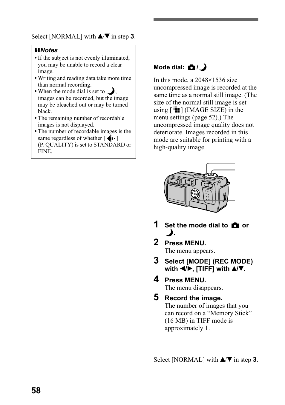 5hfruglqj vwloo lpdjhv dv xqfrpsuhvvhg ilohv 7,)), Sdjh, 5hfruglqj vwloo lpdjhv dv | Xqfrpsuhvvhg ilohv 7,)) | Sony DSC-P5 User Manual | Page 58 / 100