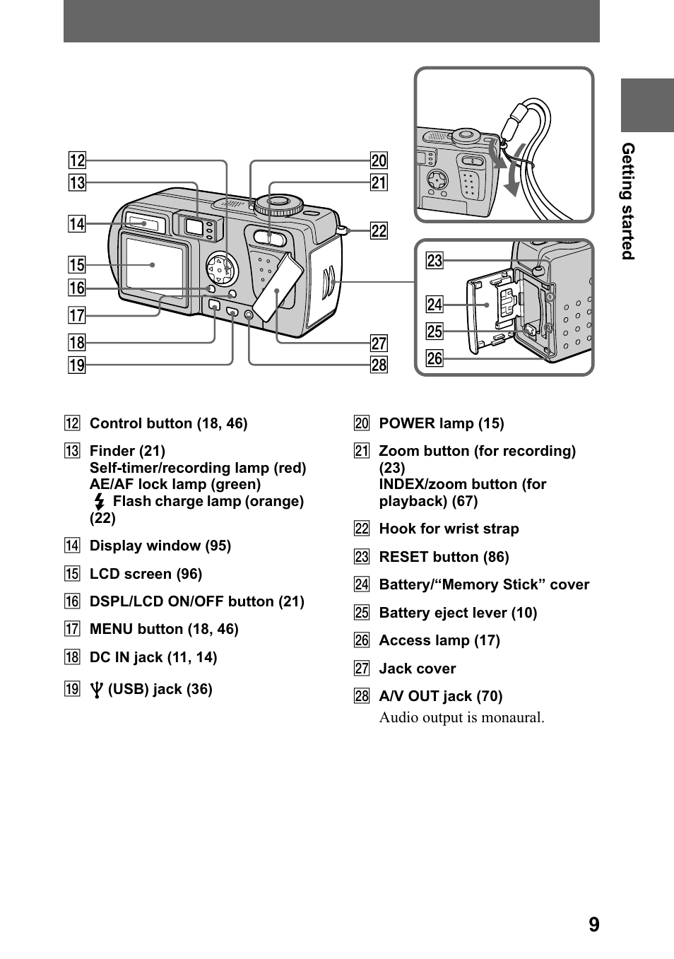 Sony DSC-P5 User Manual | Page 9 / 100