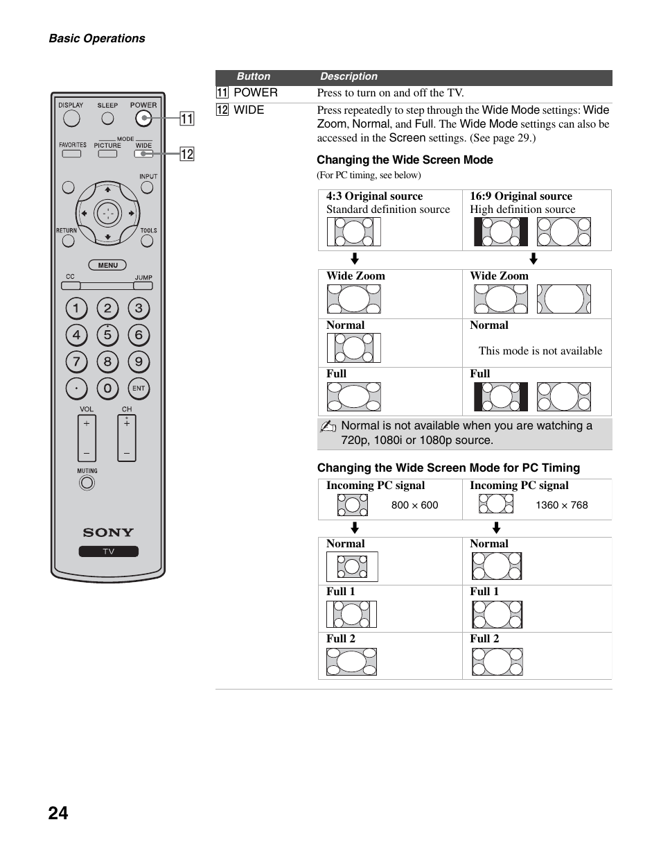 Sony KDL-22L4000 User Manual | Page 24 / 44