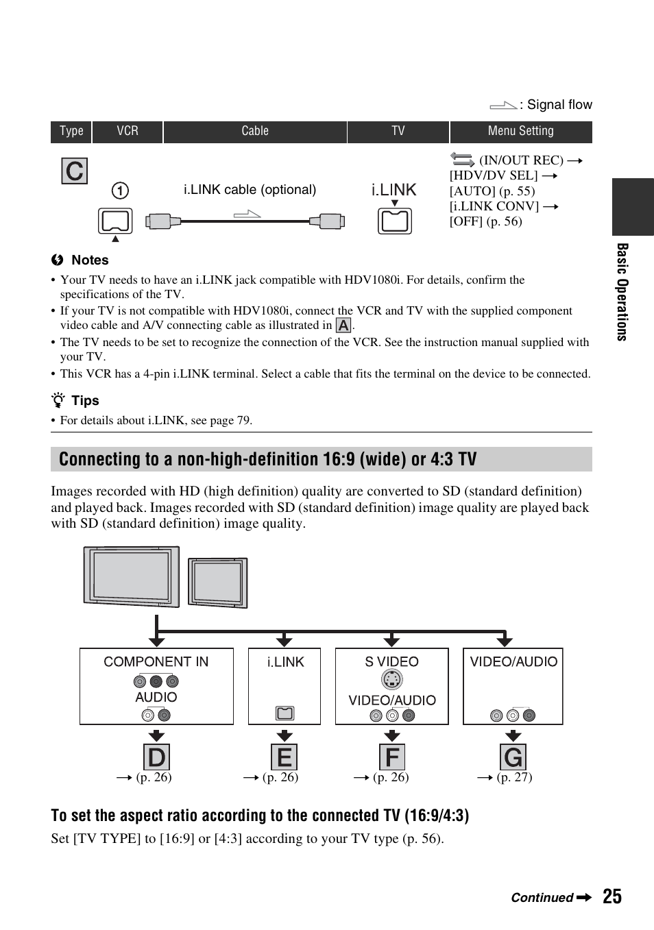 P. 25) | Sony GV-HD700 User Manual | Page 25 / 108