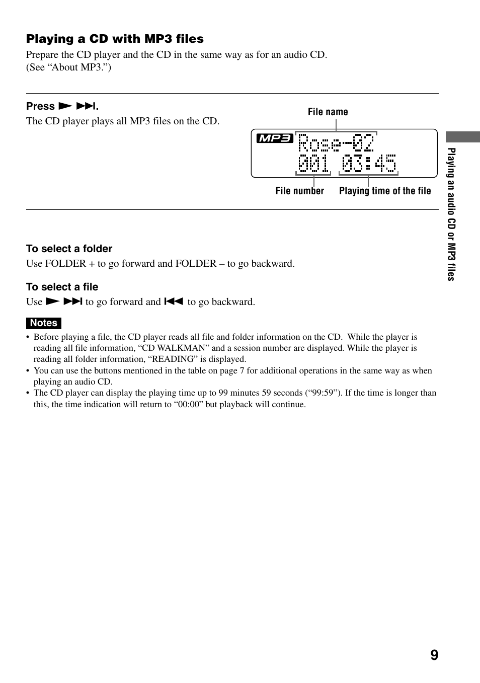 Sony D-CJ500 User Manual | Page 9 / 32