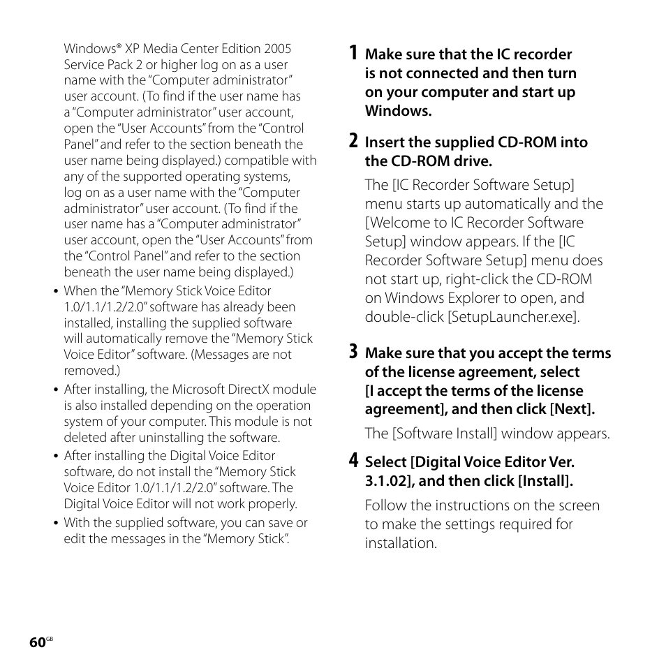 Sony ICD-SX68DR9 User Manual | Page 60 / 88