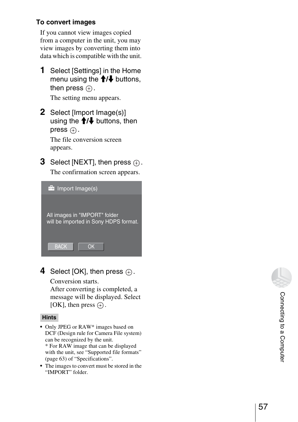 Sony HDPS-L1 User Manual | Page 57 / 68