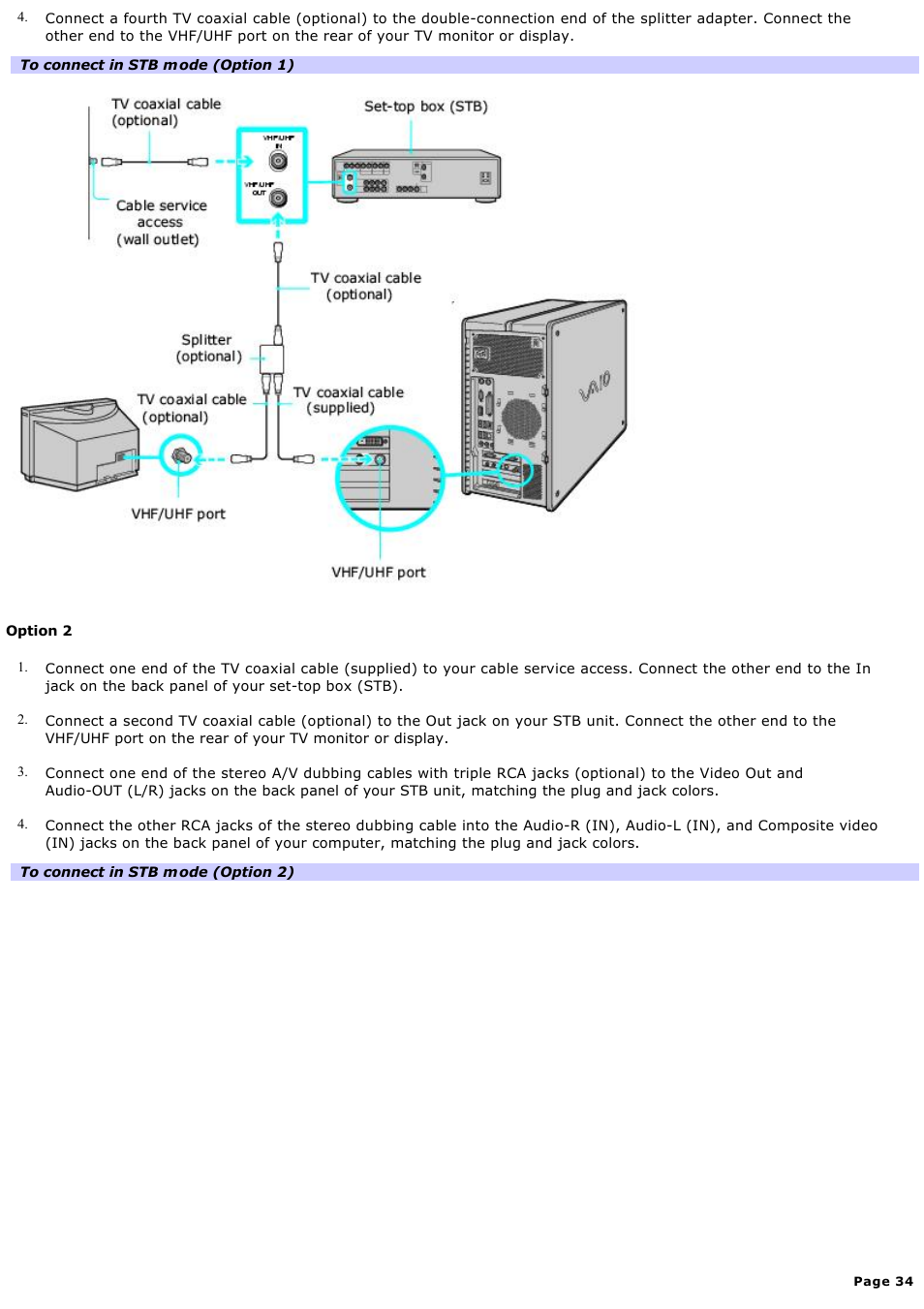 Sony PCV-RZ32G User Manual | Page 34 / 223