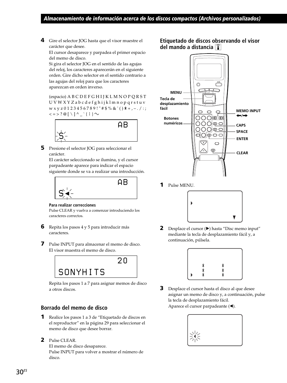 Sony CDP-CX260 User Manual | Page 110 / 120