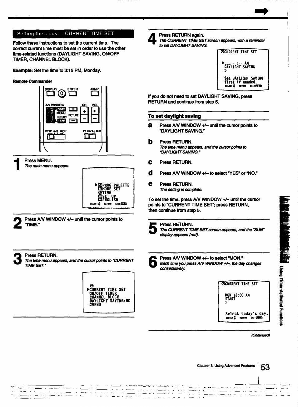 Ab c d e | Sony KV-27XBR25 User Manual | Page 53 / 72