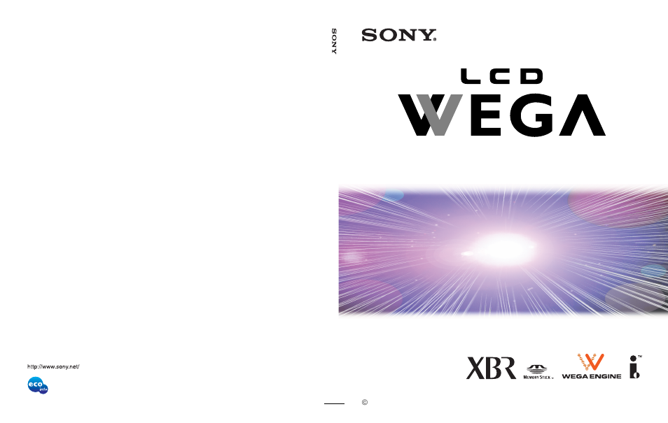 Lcd color tv operating instructions | Sony KDL-32XBR950 User Manual | Page 136 / 136