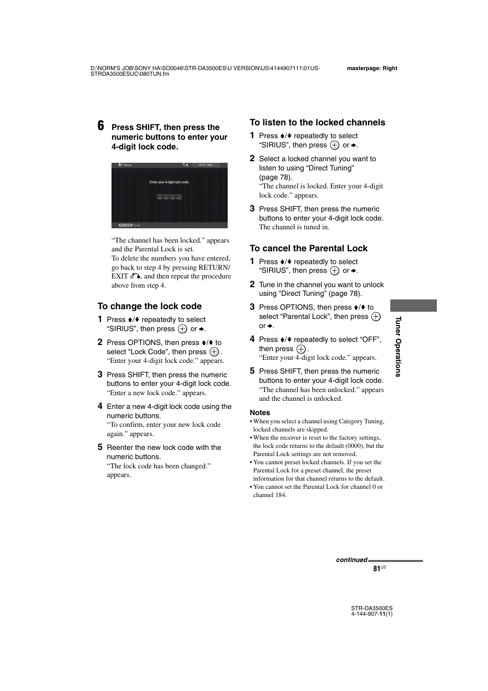 Sony STR-DA3500ES User Manual | Page 81 / 148