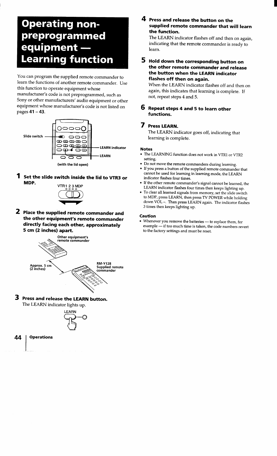Sony KV-32XBR100 User Manual | Page 44 / 47