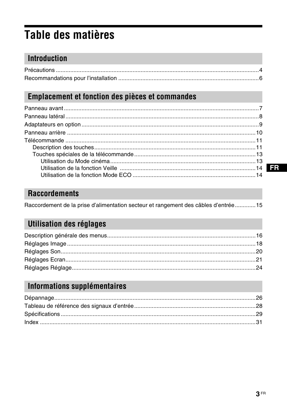 Sony KLH-W26 User Manual | Page 65 / 215