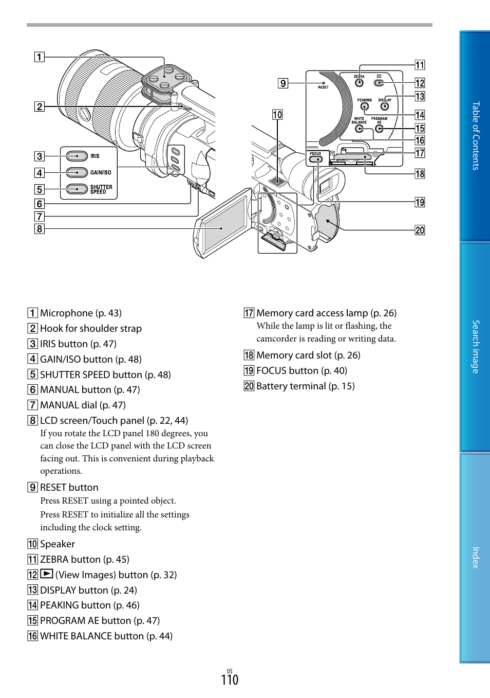 110) using a poin, 110) u | Sony NEX-VG900 User Manual | Page 110 / 116