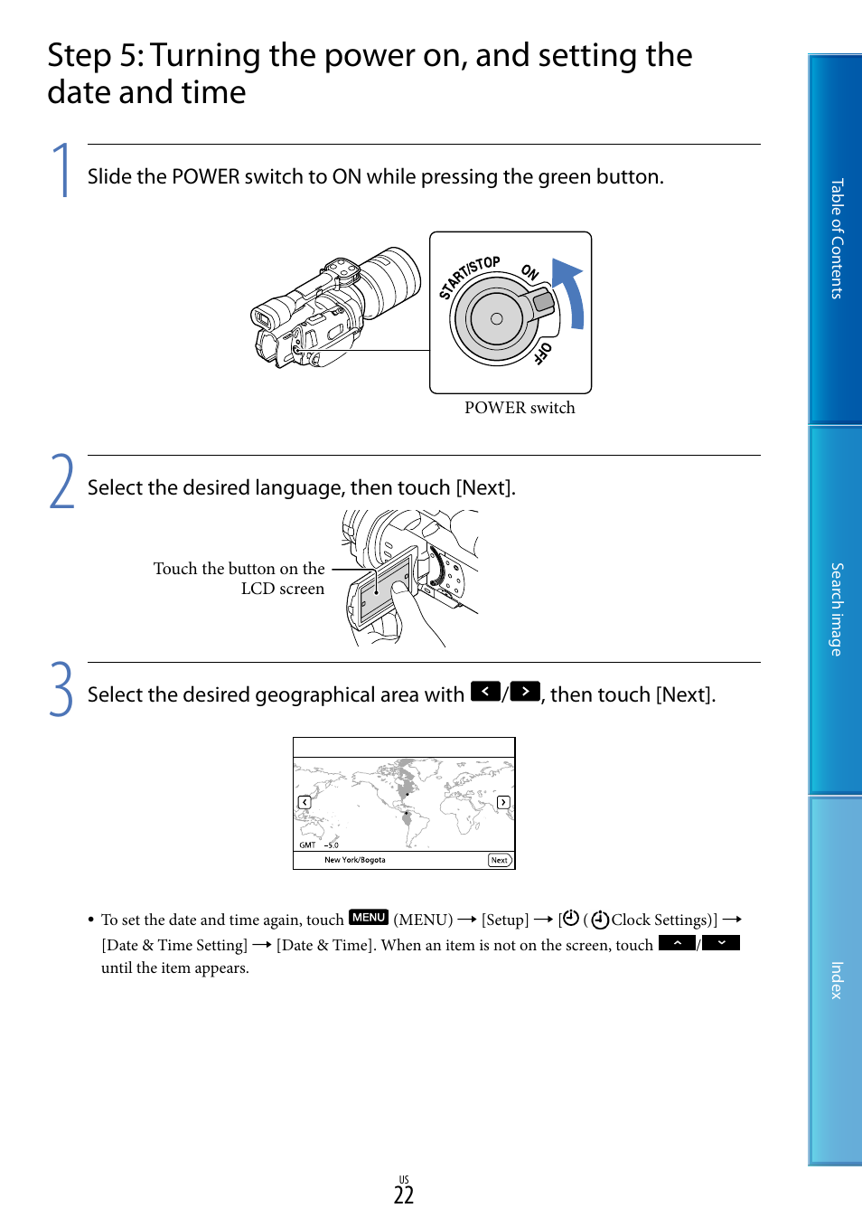 Sony NEX-VG900 User Manual | Page 22 / 116