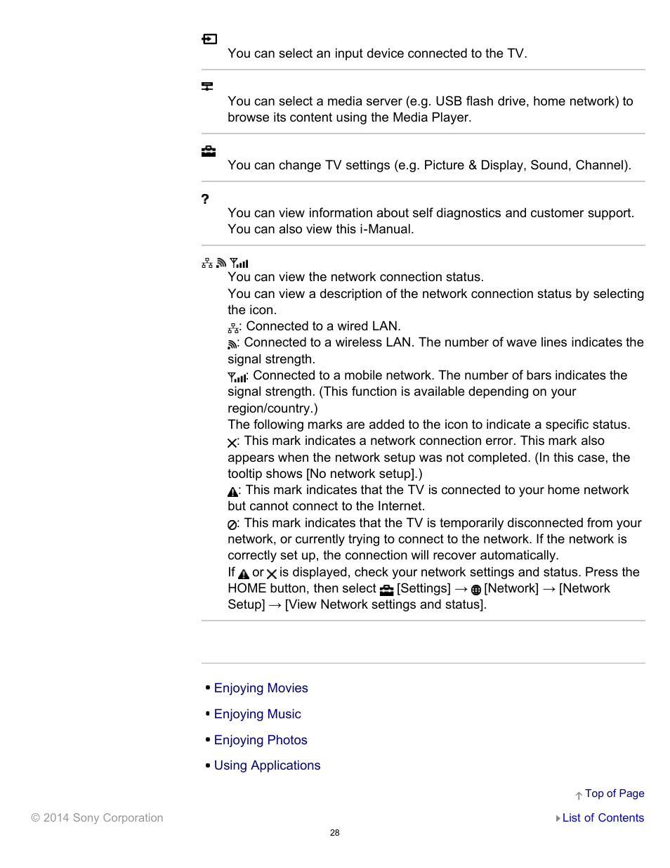 Sony KDL-40W600B User Manual | Page 33 / 214