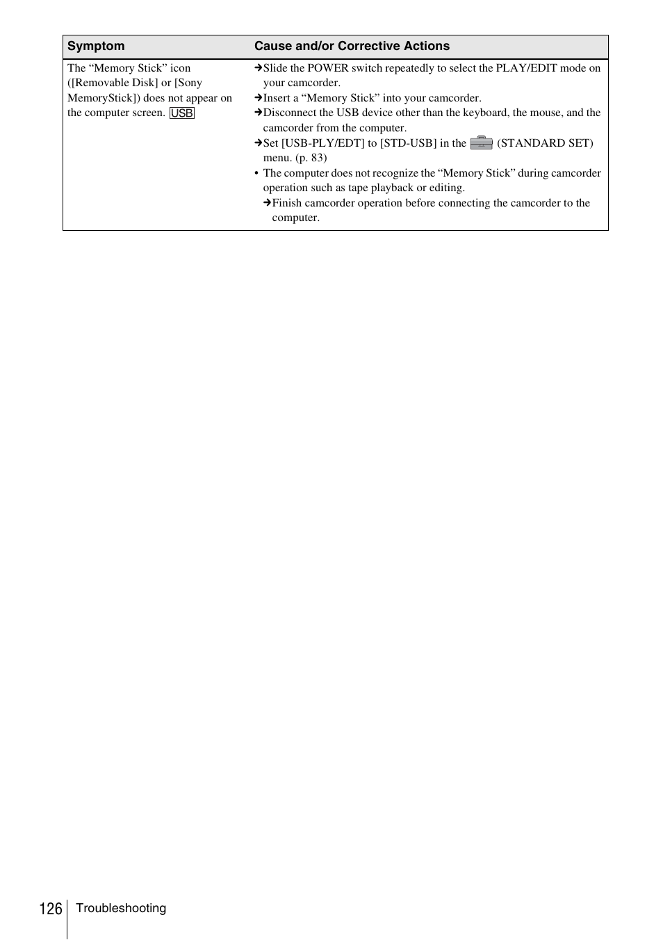 Sony DCR-TRV480 User Manual | Page 126 / 156