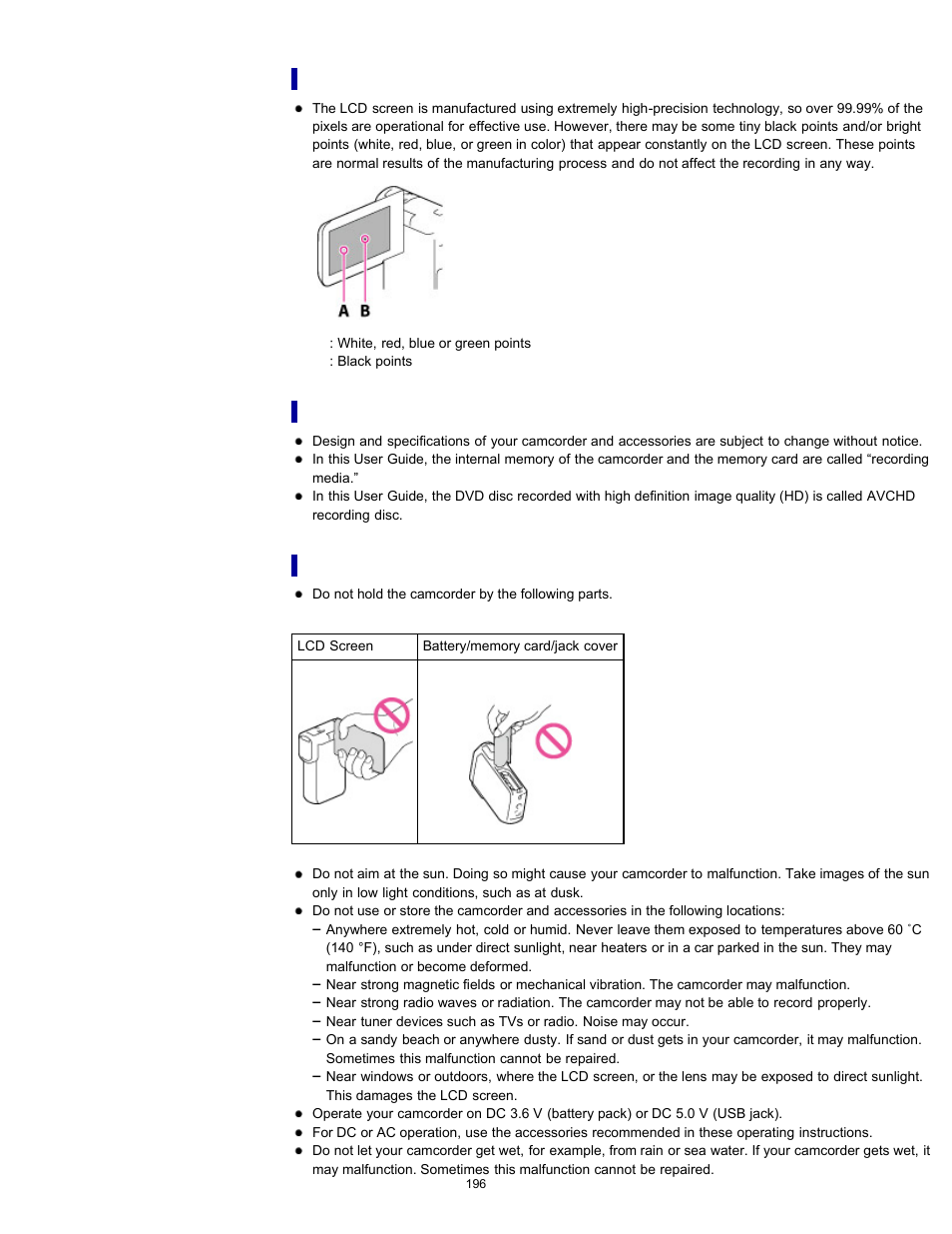 Sony HDR-GW77V User Manual | Page 196 / 211