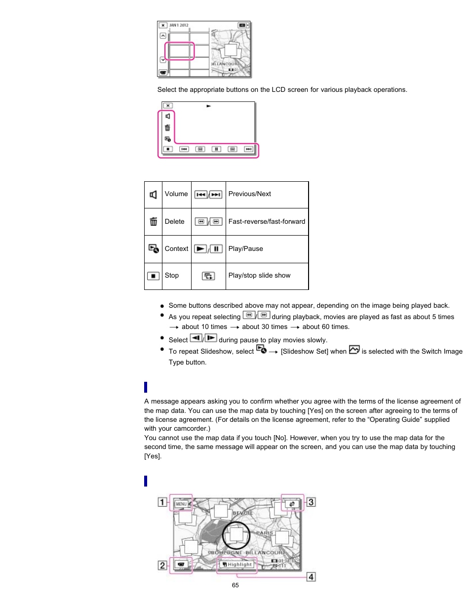 Sony HDR-GW77V User Manual | Page 65 / 211