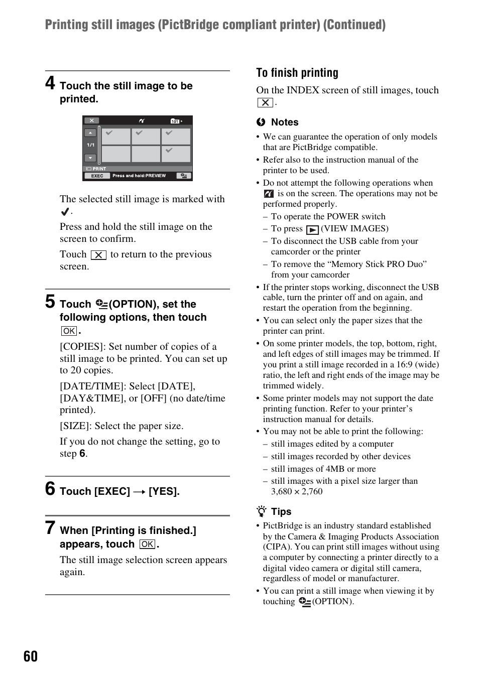 Sony DCR-DVD910 User Manual | Page 60 / 151