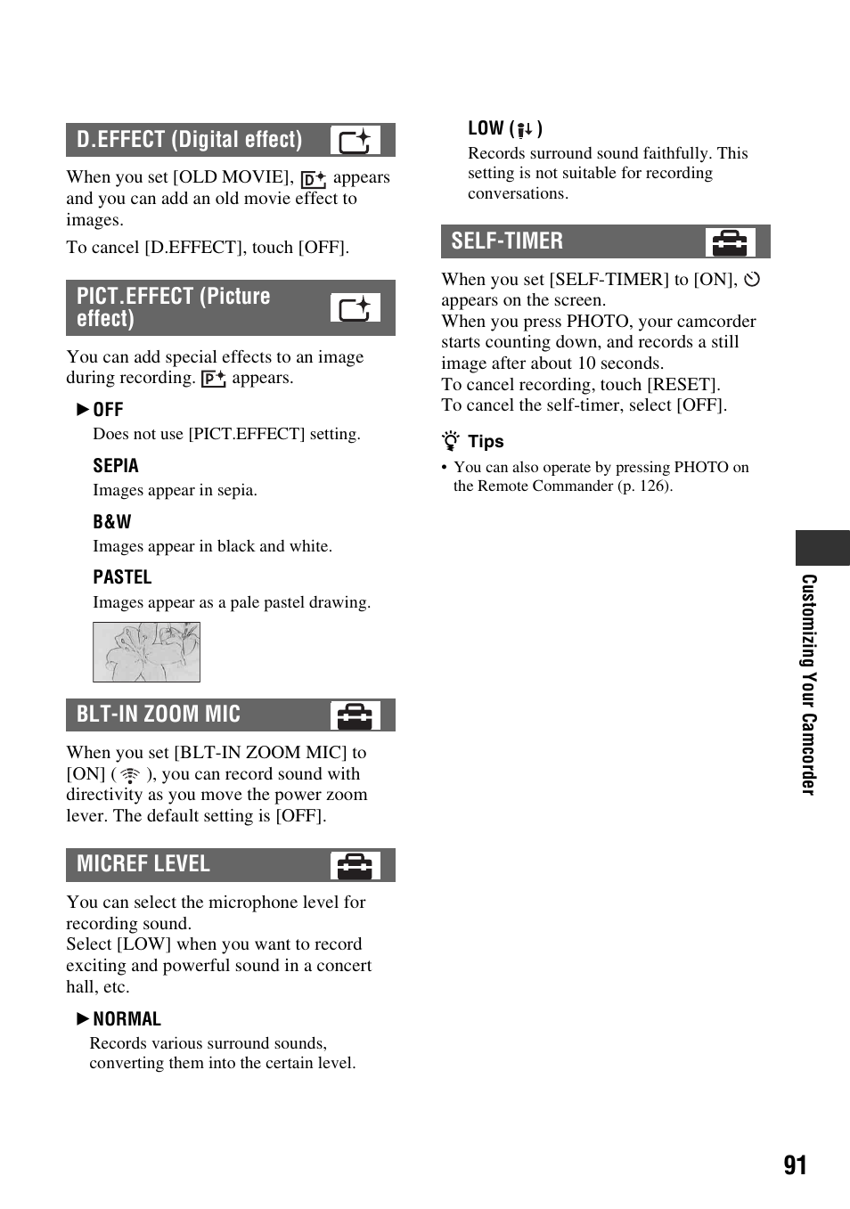 Sony DCR-DVD910 User Manual | Page 91 / 151