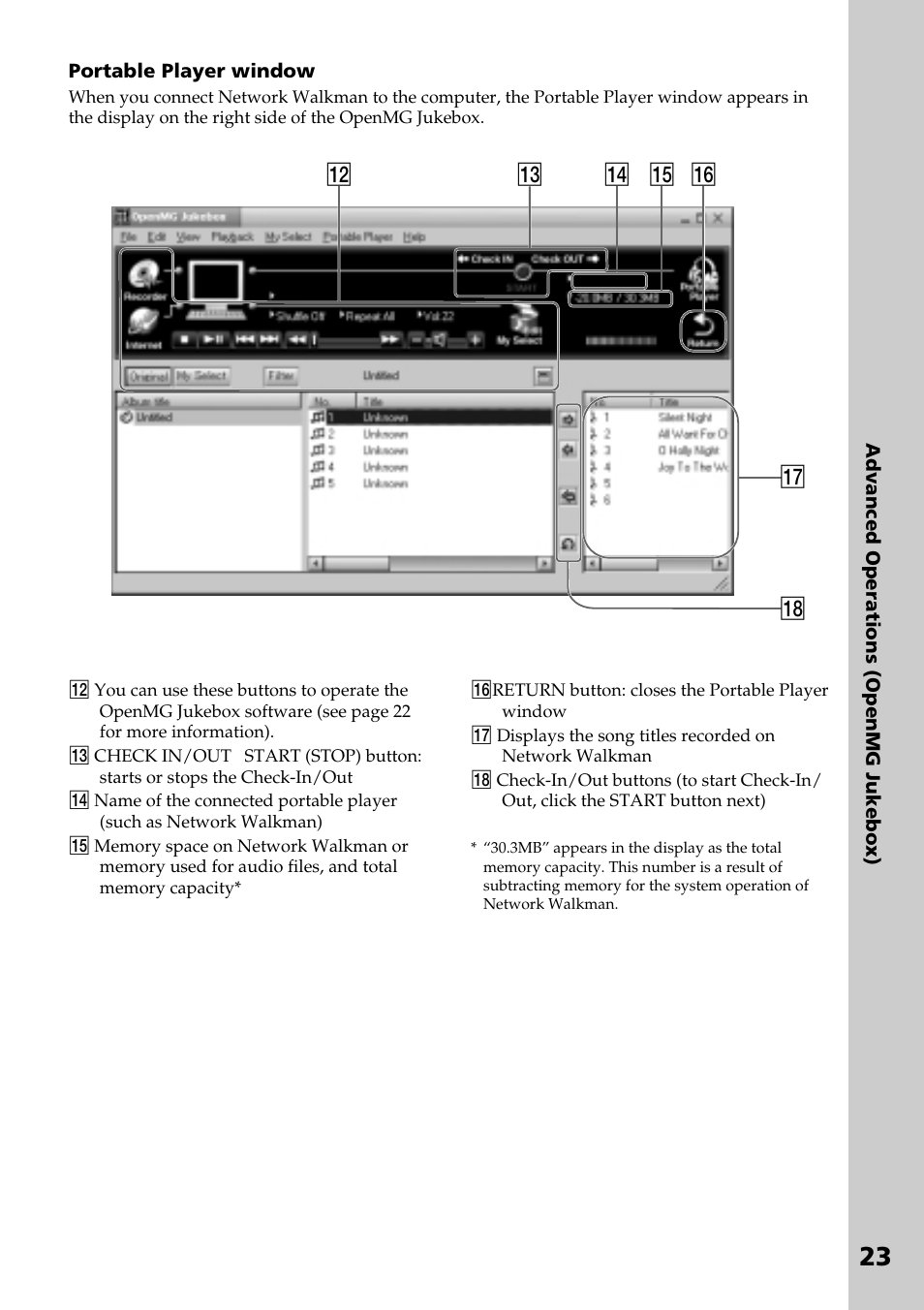 Sony NW-E2 User Manual | Page 23 / 36