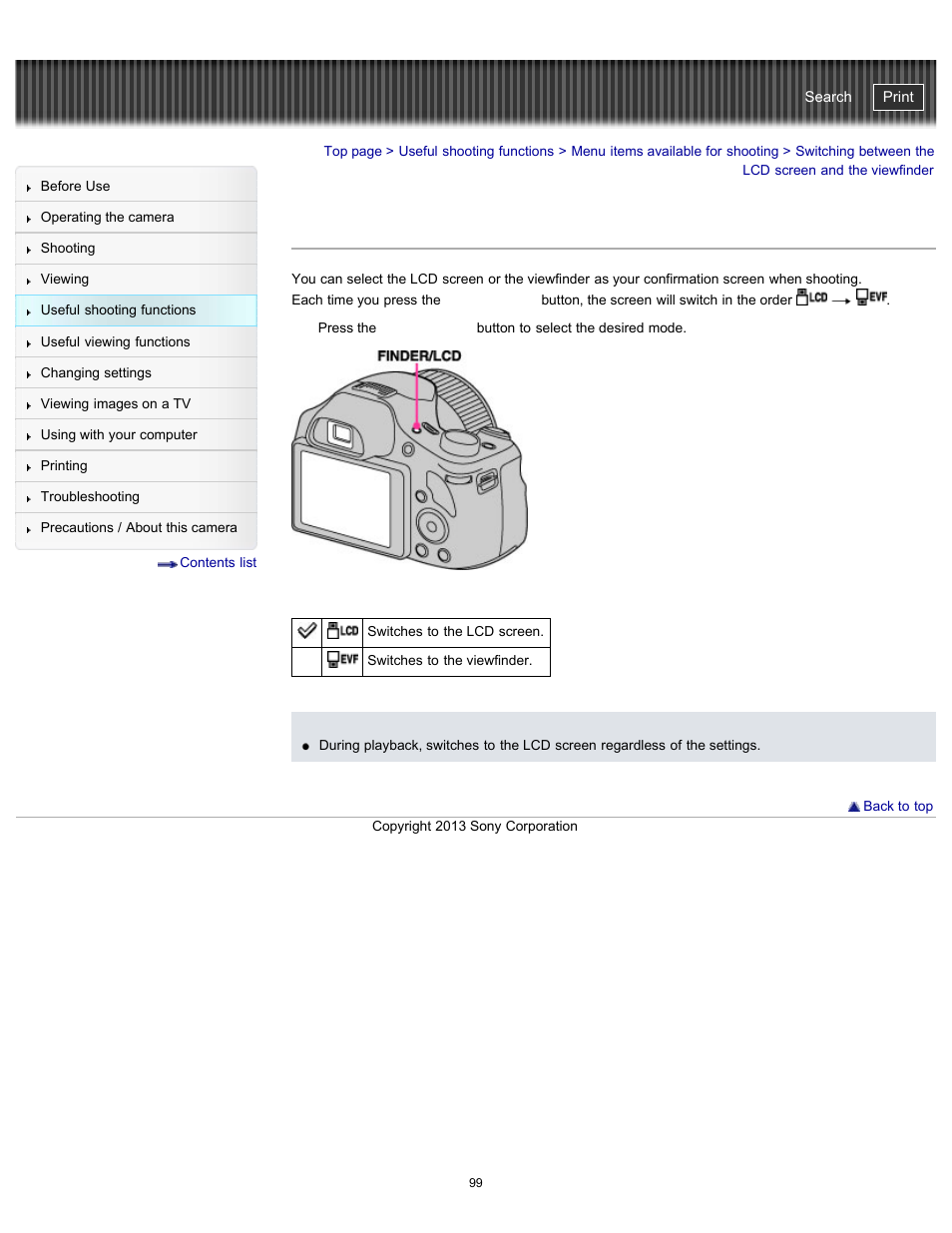 Cyber-shot user guide | Sony DSC-HX300 User Manual | Page 106 / 252