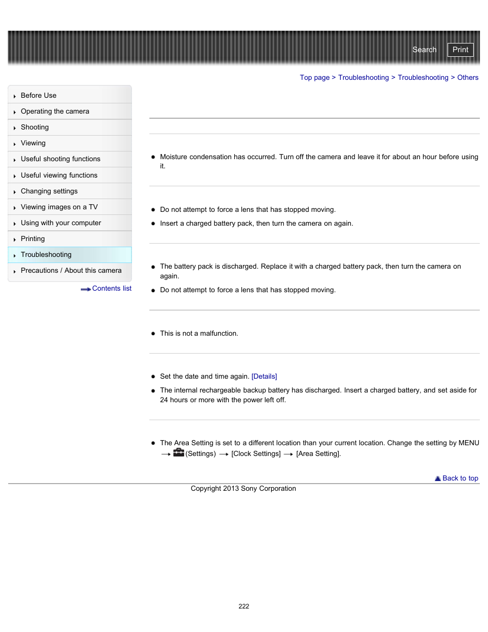 Others, Cyber-shot user guide | Sony DSC-HX300 User Manual | Page 229 / 252