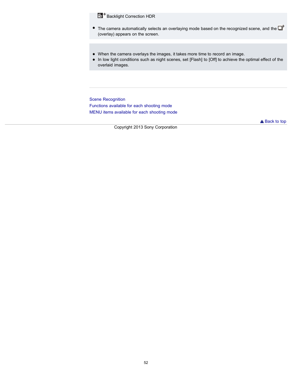 Sony DSC-HX300 User Manual | Page 59 / 252