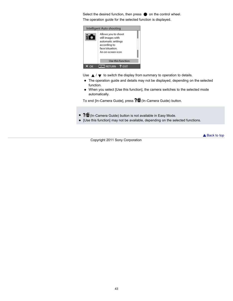 Sony DSC-HX7V User Manual | Page 43 / 271