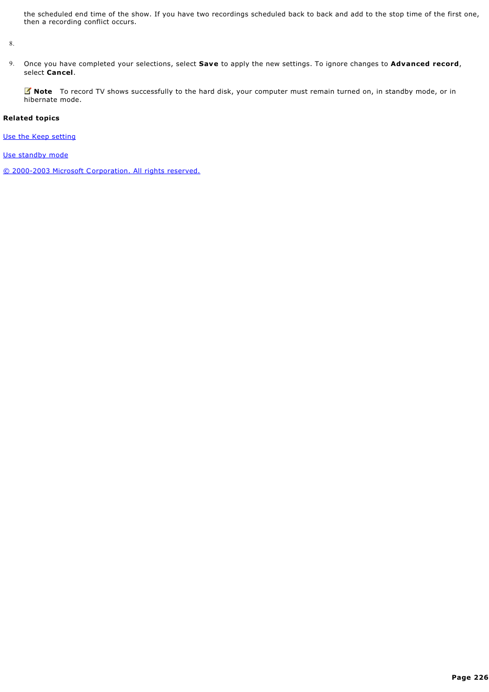 Sony PCV-RZ44G User Manual | Page 226 / 459