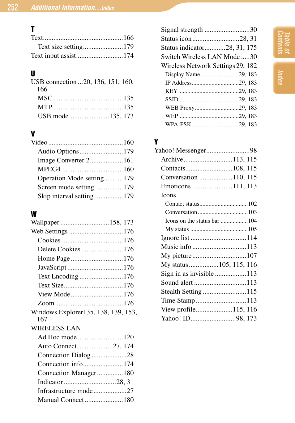 Sony COM-1 User Manual | Page 252 / 252