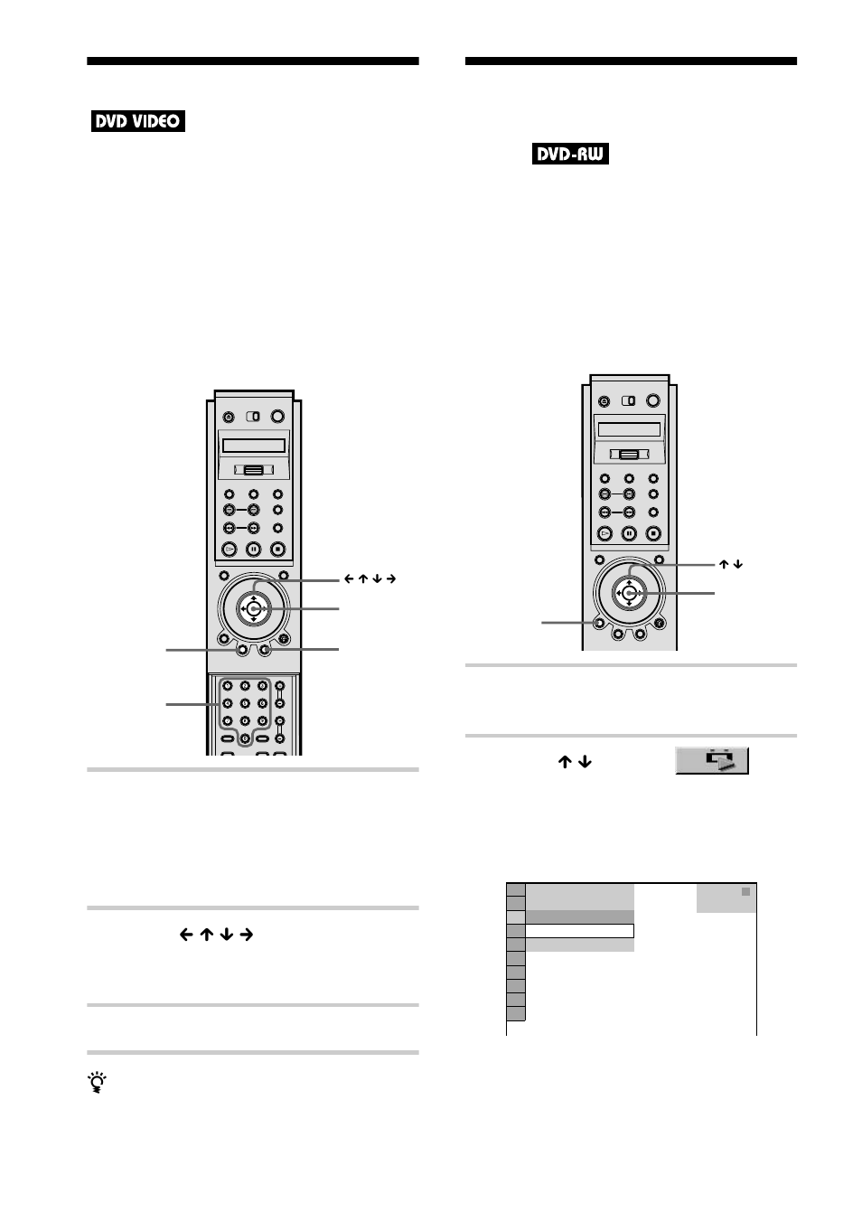 Using the dvd’s menu | Sony DVP-NS900V User Manual | Page 40 / 108