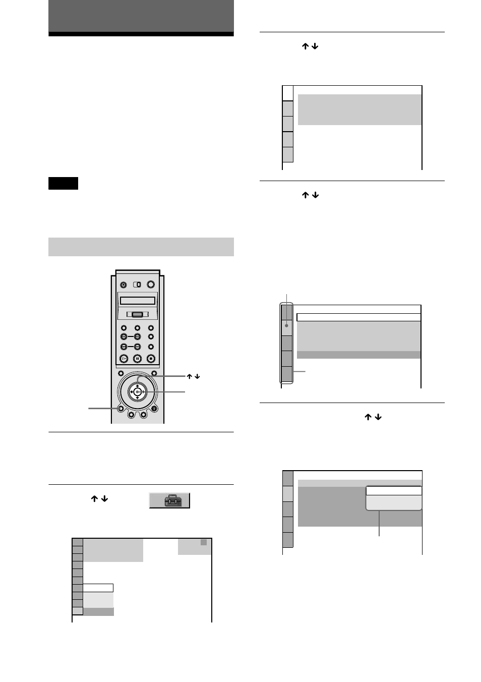 Settings and adjustments, Using the setup display, How to use the setup display | Sony DVP-NS900V User Manual | Page 80 / 108