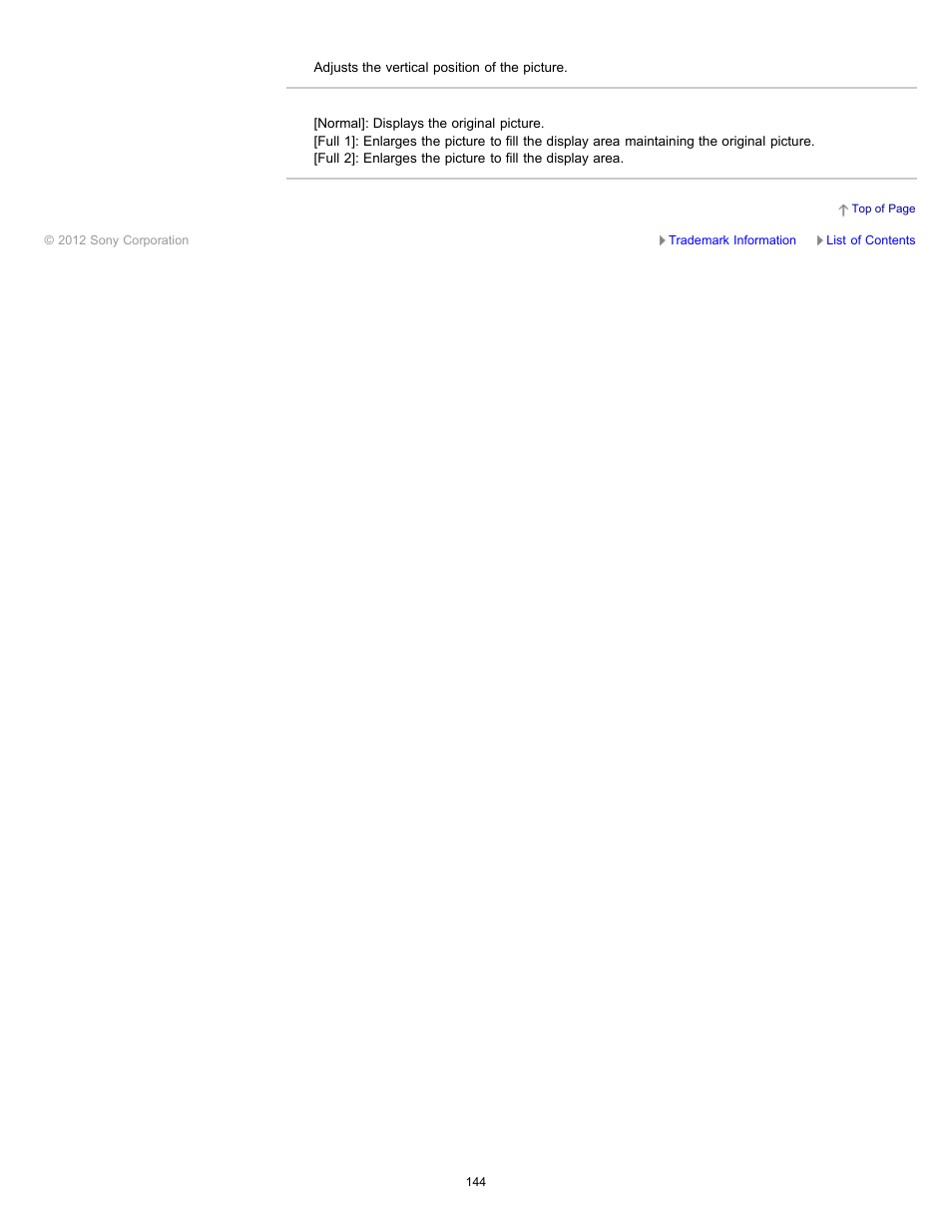 Sony XBR-65HX950 User Manual | Page 144 / 194