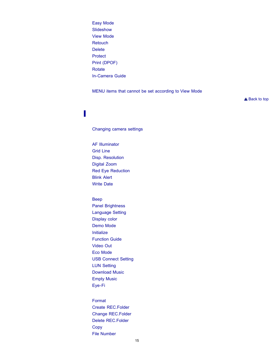 Sony DSC-W630 User Manual | Page 15 / 186