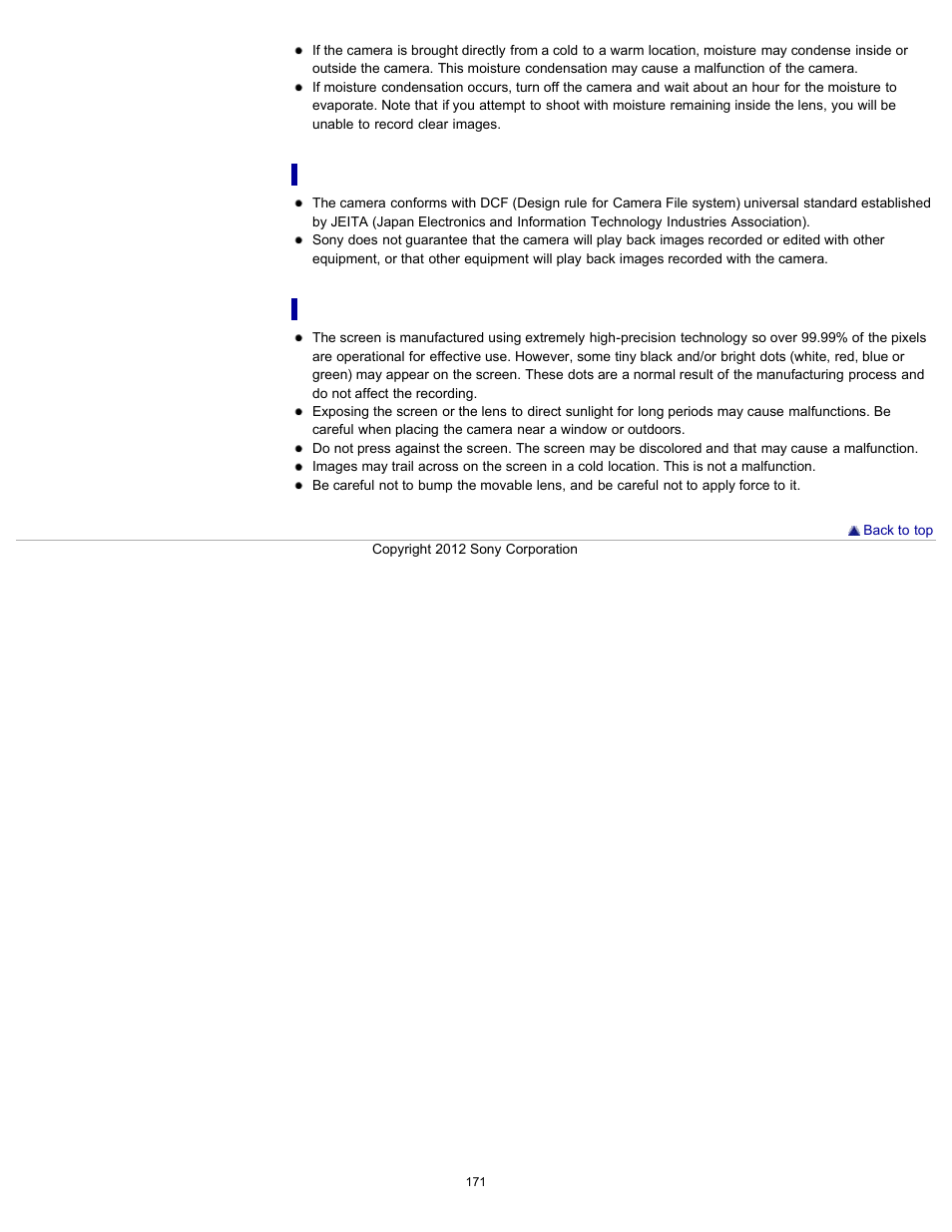 Sony DSC-W630 User Manual | Page 171 / 186