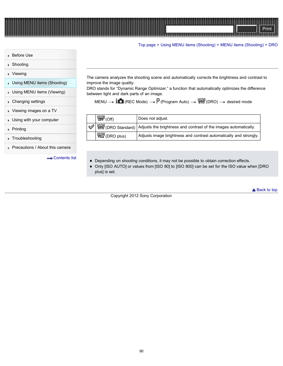 Cyber-shot user guide | Sony DSC-W630 User Manual | Page 90 / 186