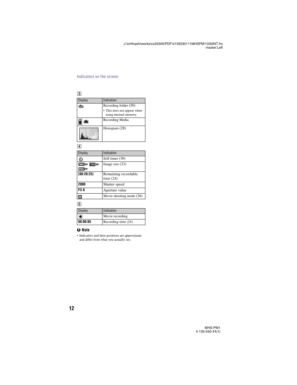 Sony bloggie  MHS-PM1 User Manual | Page 12 / 75