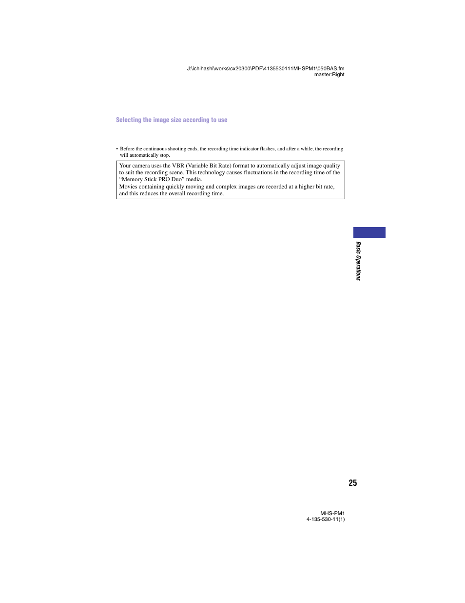 Sony bloggie  MHS-PM1 User Manual | Page 25 / 75