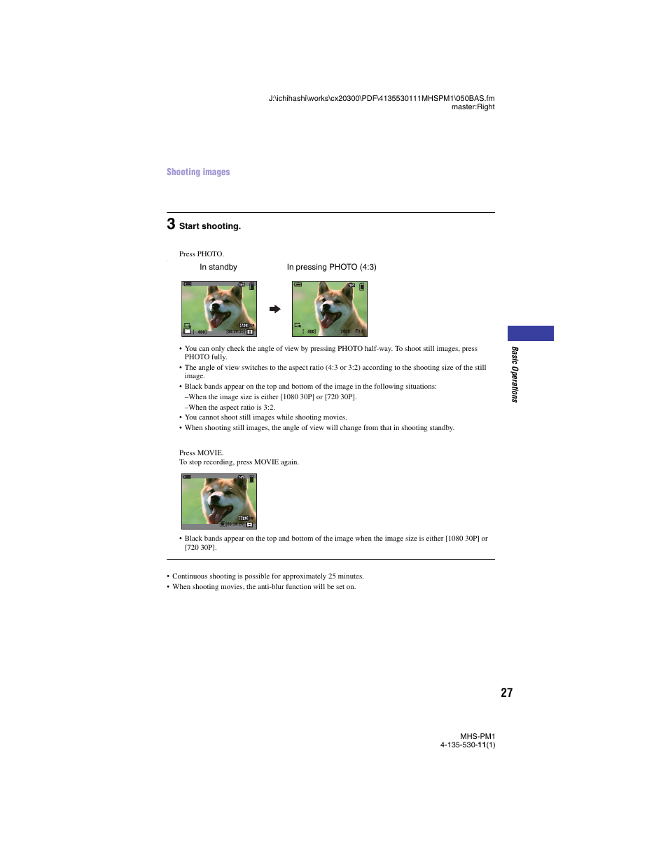 Sony bloggie  MHS-PM1 User Manual | Page 27 / 75