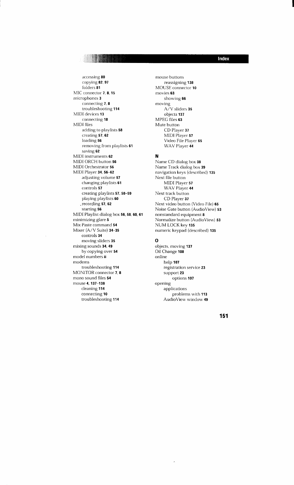 Sony PCV-230 User Manual | Page 159 / 164