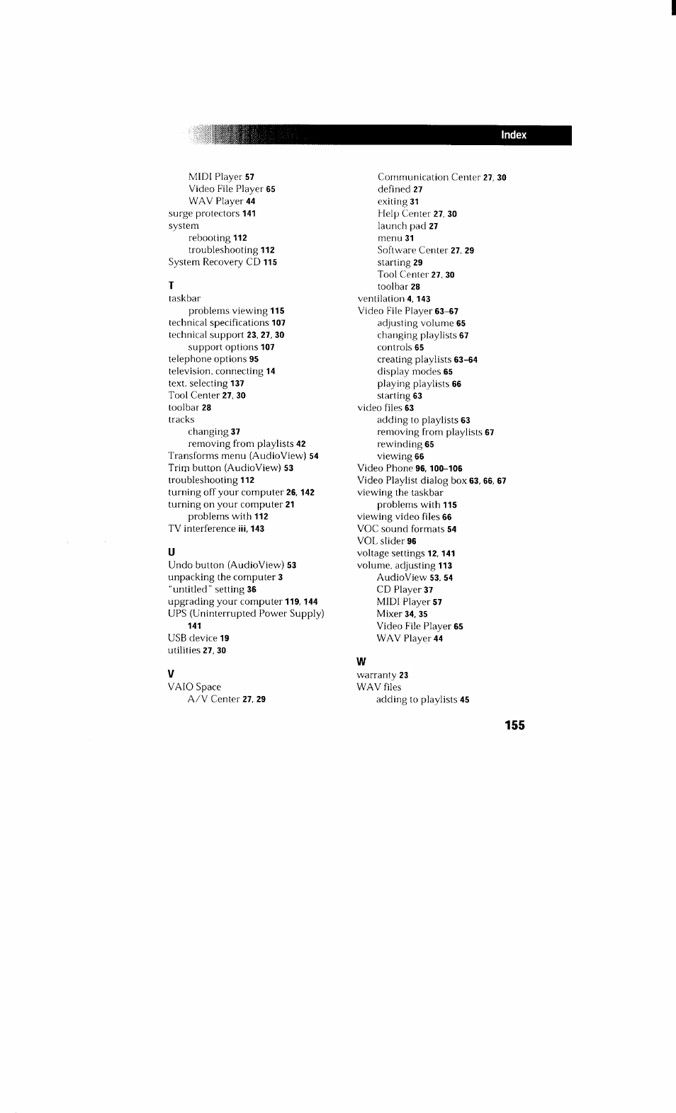 Sony PCV-230 User Manual | Page 163 / 164